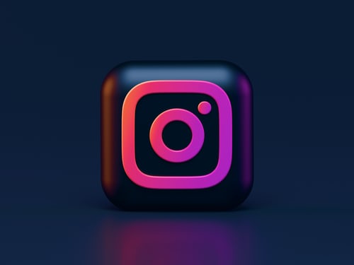 Learn how to change the Instagram icon to this dark and blue and vivid pink. 