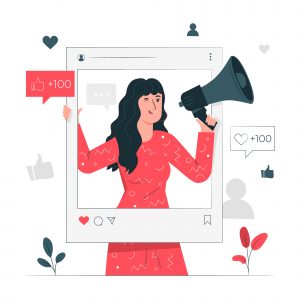 representation of woman advertising on Instagram