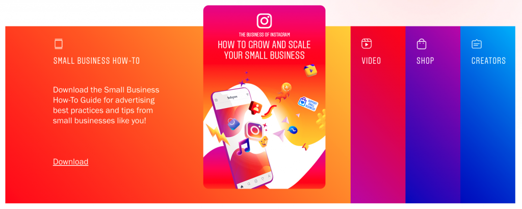 Différents formats publicitaires montrent comment faire de la publicité sur Instagram. 