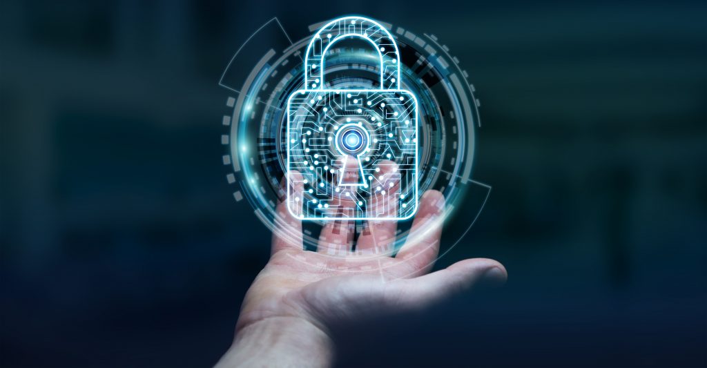 Digital lock to show what Restrict means on Instagram.