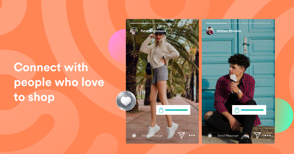 Instagram Pagina di shopping che mostra un uomo che modella vestiti all'aperto come esempio visivo di come vendere Instagram. 