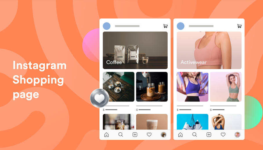 sell2 | Path Social Screenshot der Seite Instagram Shopping mit einem Beispiel für ein Instagram Schaufenster.
