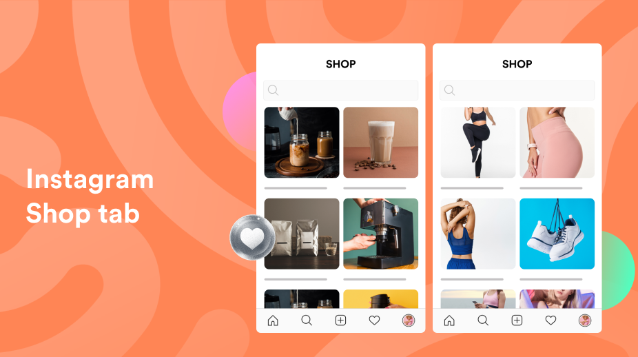 Schermafbeelding van de instellingspagina Instagram Shopping met de functie van het tabblad Instagram Shop. 