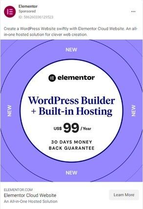 InstagramAdstoIncreaseFollowers211 | Path Social Screenshot of an example of instagram ads by elementor