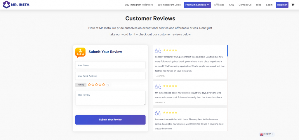 mrinsta12 | Path Social Screenshot of Mr Insta reviews from the website