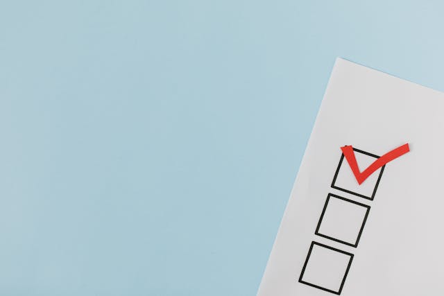 pexels-tara-winstead-8850709 1 | Path Social Close up of a ticked checklist against a light blue background.