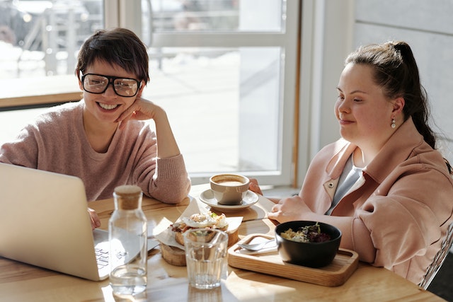 Two friends learning how to monetize Instagram reels.