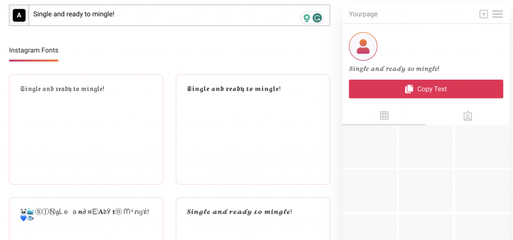 Screenshot_20231002_063730_comandroidchrome | Path Social Desktop view of the Path Social Instagram Font Generator interface.