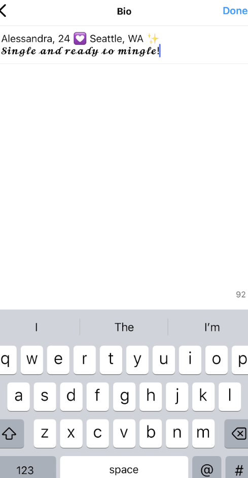 Screenshot_20231002_064546_comandroidchrome | Path Social Instagram bio with fancy font pasted onto Instagram.
