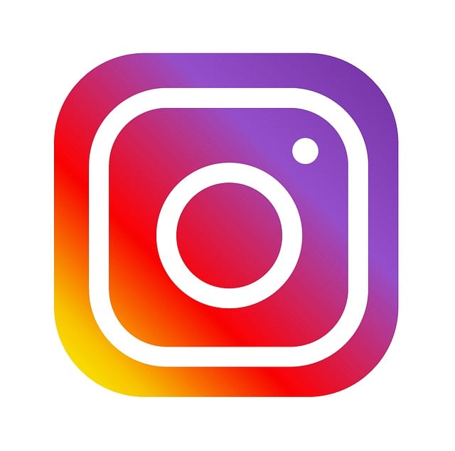 Een illustratie van het Instagram logo op een witte achtergrond.