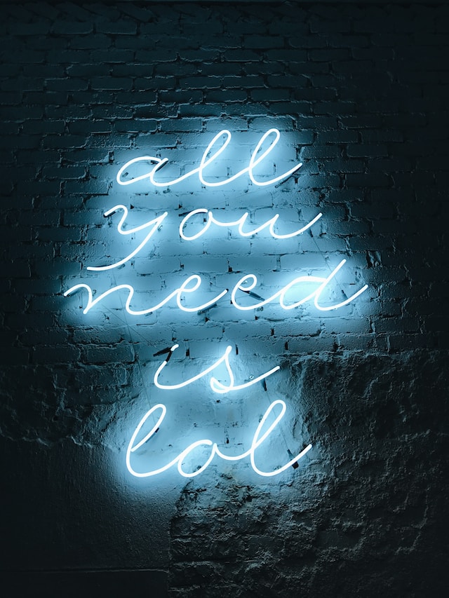 kah-lok-leong-wxSjF3nqFPw-unsplash | Path Social Funny neon sign that says, “All you need is LOL.”