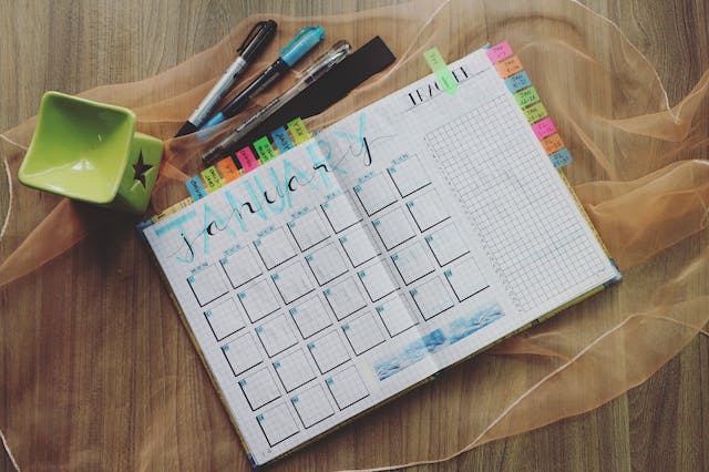 A planner where a brand owner can plan their content calendar before automating uploads.