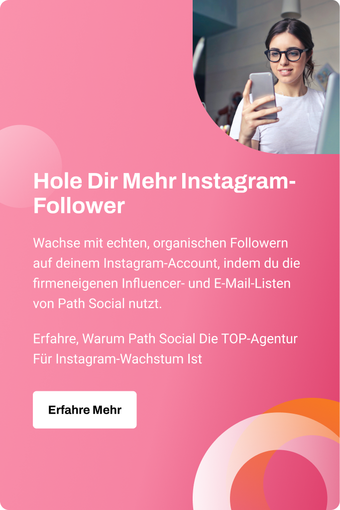 Welche Schriftart verwendet Instagram Follower gewinnen Path Social