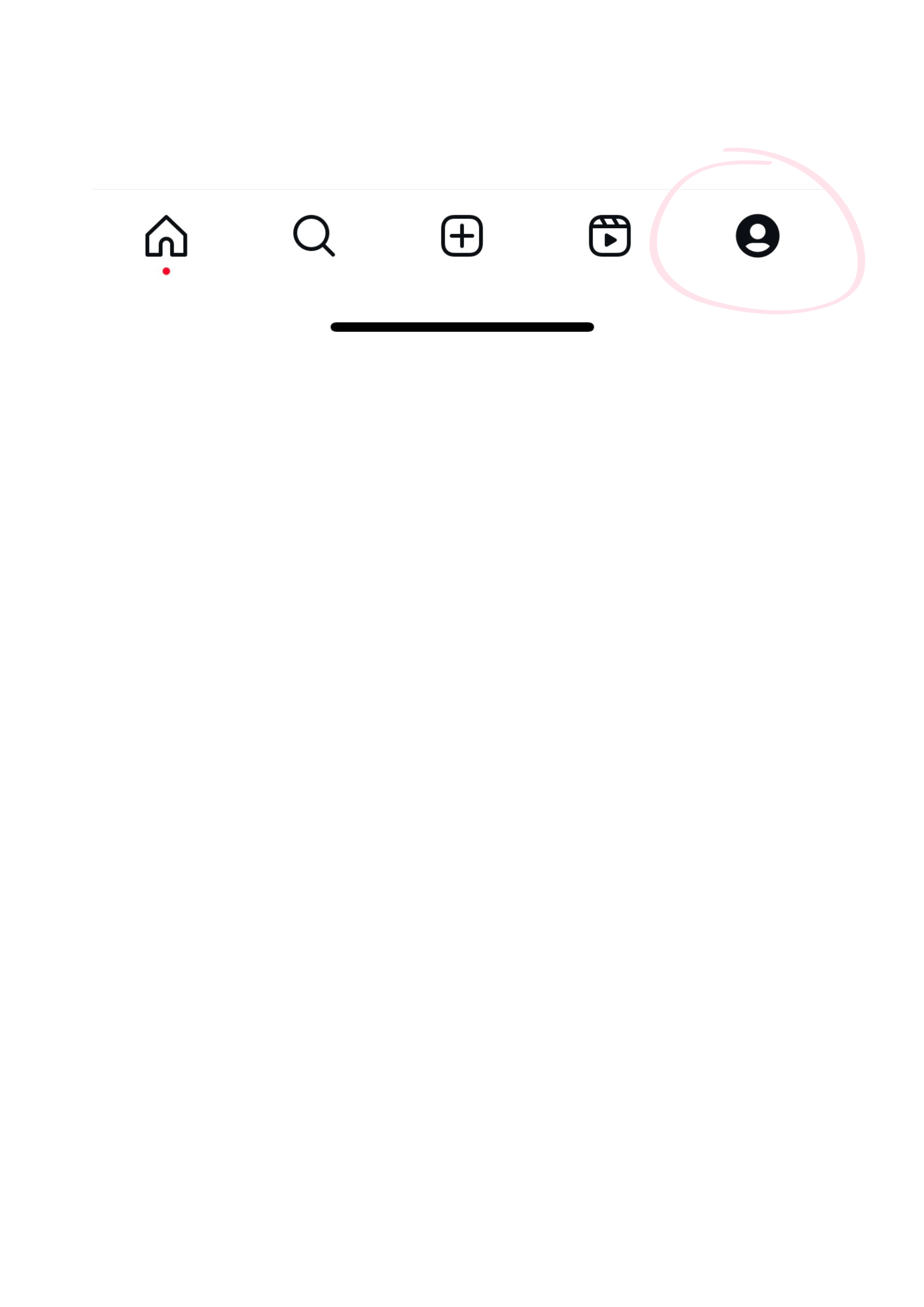 Path Sociala unei pictograme de profil a aplicației Instagram .