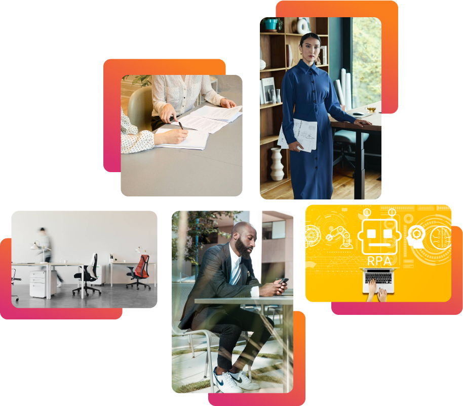 Group-1000005209png | Path Social Path Socialcare prezintă cinci imagini legate de serviciile de creștere Instagram și de automatizarea AI pentru utilizatorii de afaceri.