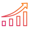 growthpng | Path Social Path Socialcu pictograma de creștere ascendentă.