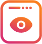 Group-42984-2.png | Path Social Symbol eines Auges in einem abgerundeten Quadrat, das an einen Instagram erinnert, mit einem Farbverlauf von Orange zu Rosa.