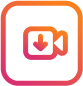 Group-42985.png | Path Social Download-Symbol mit einem Pfeil innerhalb eines abgerundeten Quadrats und einem Freigabesymbol, mit einem Farbverlauf von Orange zu Rosa.